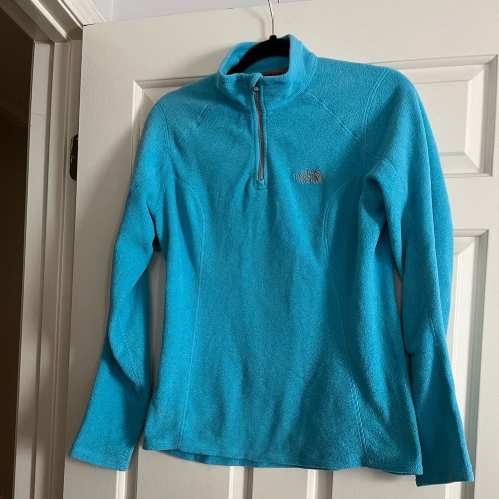 The North Face Blue Quarter-Zip Pullover